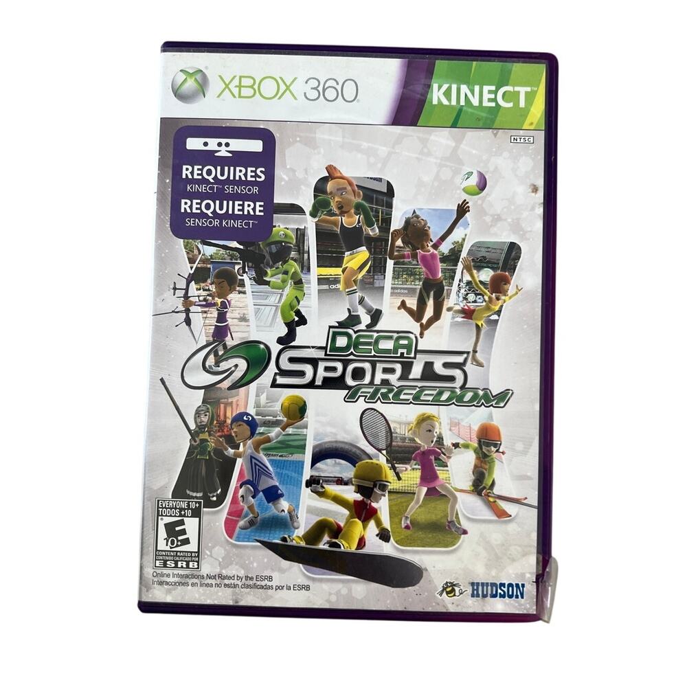 Deca Sports Freedom Microsoft XBox 360 Kinect Complete with Manual